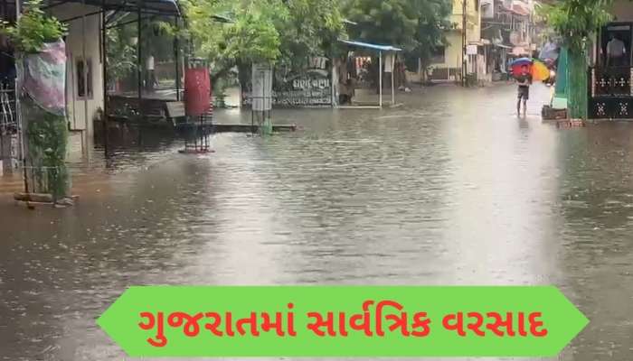 Gujarat Monsoon Rain: ગુજરાતમાં જામ્યું ચોમાસું, 10 દિવસમાં જ સિઝનનો 26.24% વરસાદ, છેલ્લા 24 કલાકમાં 140 તાલુકામાં મેઘમહેર