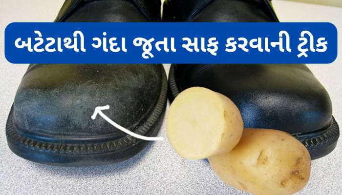 ગંદા જૂતા સાફ કરવા આ રીતે બટેટાનો યુઝ કરો, વર્ષો જુના શૂઝ પણ નવા હોય એવા સાફ લાગશે