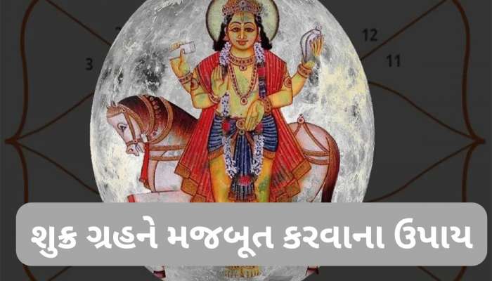Shukra Upay: કુંડળીમાં શુક્ર ગ્રહ નબળો હોય તો જીવનભર રહે આર્થિક સમસ્યાઓ, જાણો શુક્રને મજબૂત કરવાના ઉપાયો