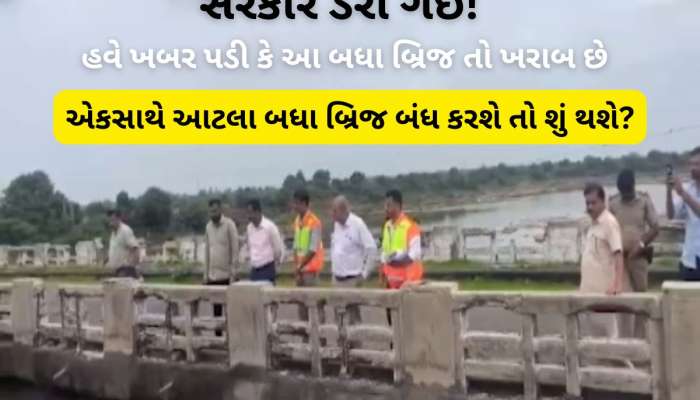 પાડાના વાંકે પખાલીને ડામ! સરકારે સમયસર સમારકામ ન કરાવ્યું, હવે બ્રિજ બંધ કરાવવા નીકળ્યા, પ્રજાની હાલાકીનું શું 