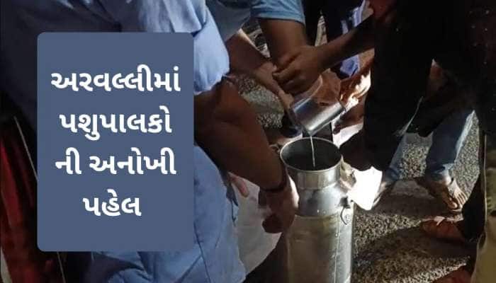 ઢોળીને કે મંડળી બંધ કરીને નહીં, લોકોને મફતમાં દૂધ આપી ગુજરાતમાં અહીં દૂધનો સદુપયોગ!