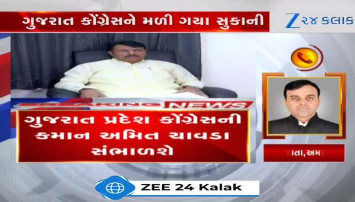 ગુજરાત કોંગ્રેસ પ્રમુખ તરીકે અમિત ચાવડાની કરી નિમણૂક!વિપક્ષના નેતા તરીકે તુષાર ચૌધરી