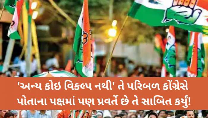 'અન્ય કોઇ વિકલ્પ નહીં' નું પરિબળ કોંગ્રેસમાં લાગું! આ બે પરિવાર કોંગીનું TINA ફેક્ટર
