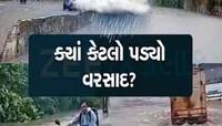 ગુજરાતમાં સિઝનનો ક્યાં કેટલો વરસાદ વરસ્યો, જાણો કેટલું ચિંતાજનક છે ચોમાસું?