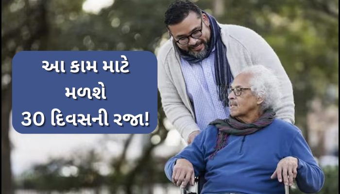 સરકારી કર્મચારીઓ માટે સરકારનો મોટો નિર્ણય! વૃદ્ધ માતા-પિતાની સંભાળ માટે લઈ શકે છે 30 દિવસની રજા, નહીં કપાઈ પગાર