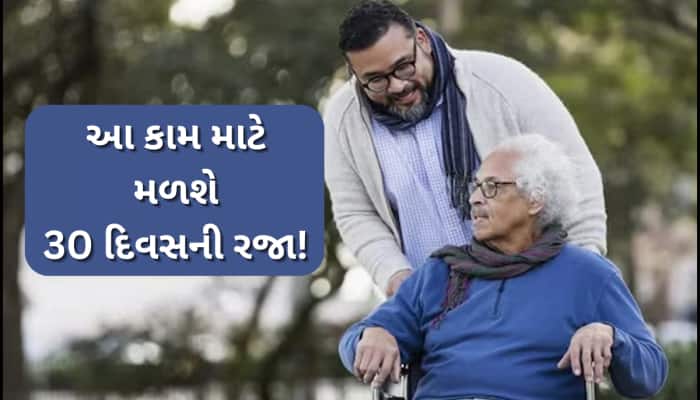 સરકારી કર્મચારીઓ માટે સરકારનો મોટો નિર્ણય! આ કામ માટે લઈ શકે છે 30 દિવસની રજા
