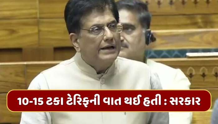 '10-15 ટકા ટેરિફની વાત થઈ હતી, અમે દેશના હિતમાં જરૂરી દરેક પગલાં લઈશું', સંસદમાં સરકારનું યુએસ ટેરિફ પર નિવેદન