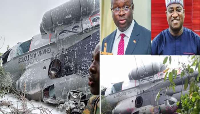Ghana Helicopter Crash: ઘાનામાં હેલિકોપ્ટર ક્રેશ, રક્ષા અને પર્યાવરણ મંત્રીઓ સહિત 8 લોકોના મોત