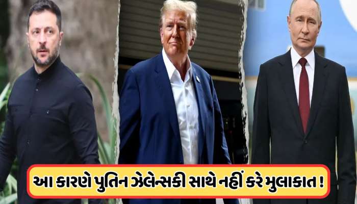 ટ્રમ્પ ભલે લગાવે બધી તાકત, પુતિન ઝેલેન્સકીને નહીં મળે, જાણો કારણ 
