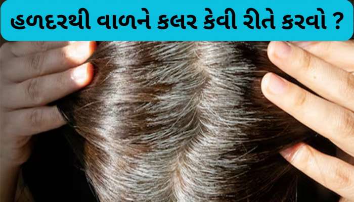લમણાના ભાગે દેખાતા સફેદ વાળને હળદરથી કરો કાળા, આ રહી હળદરમાંથી ડાય બનાવવાની રીત