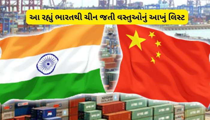 ચીન ભારત પાસેથી શું શું ખરીદે છે? વર્ષ 2024 માં પાડોશી મુલ્કે આ વસ્તુઓનો આપ્યો હતો ઓ