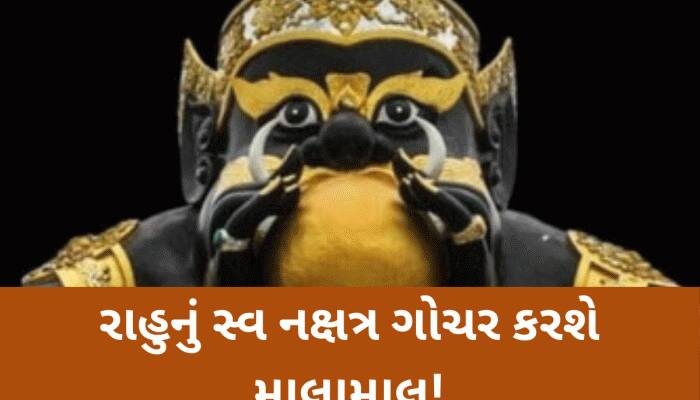 10 વર્ષ બાદ રાહુનું પોતાના જ નક્ષત્રમાં ગોચર, આ રાશિવાળાનું ભાગ્ય 360 ડિગ્રી પલટશે