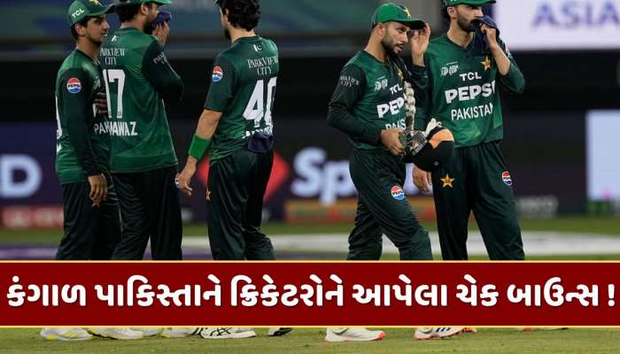 પાકિસ્તાને તેના જ ક્રિકેટરોને ચોપડ્યો ચૂનો, 'વર્લ્ડ ચેમ્પિયન'ને આપેલો ચેક બાઉન્સ 
