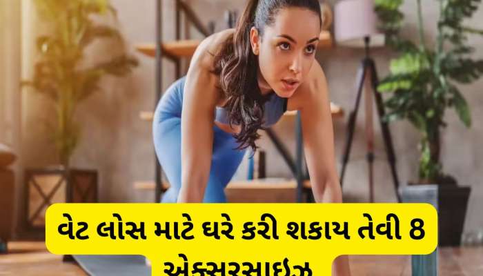 Weight Loss: રોજ ઘરે કરી લો આ 8 એક્સરસાઈઝના 3-3 સેટ, ઝડપથી ઓછી થશે ચરબી