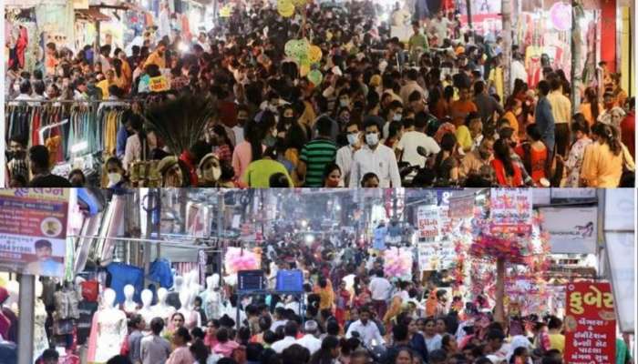 રાજ્યભરની બજારોમાં જોવા મળી રોનક, દિવાળીની ખરીદી માટે ઉમટી પડ્યા લોકો
