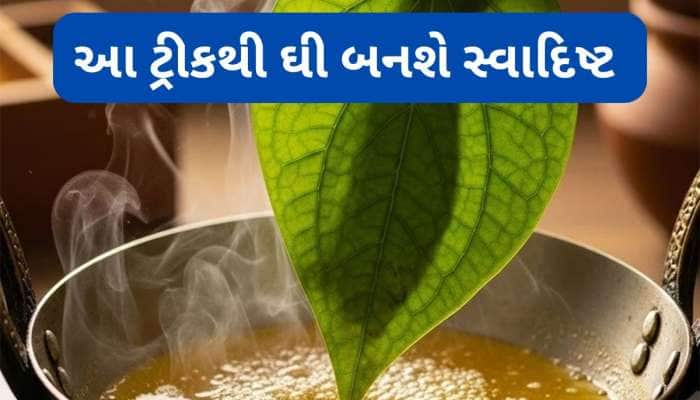 ઘી બનાવતા હોય ત્યારે તેમાં ઉમેરી દેવું આ પાન, દાણેદાર બનશે ઘી, શેલ્ફ લાઈફ પણ વધી જશે