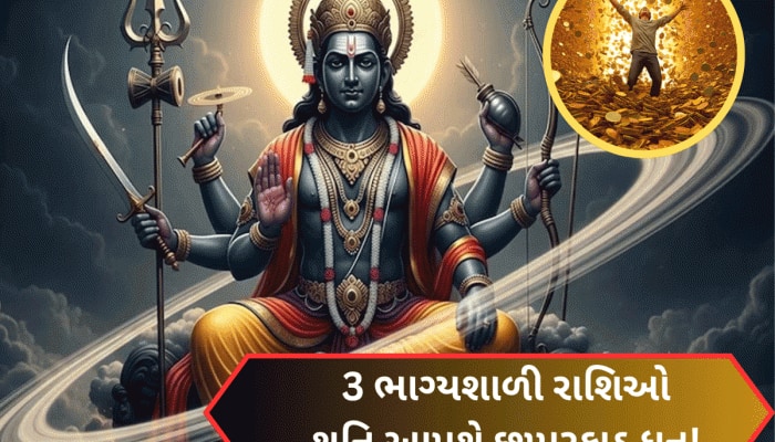 શનિના મહાગોચરની અસર, જાન્યુઆરી 2026થી આ 3 રાશિવાળાના ઘરમાં પૈસાના ઢગલે ઢગલા!