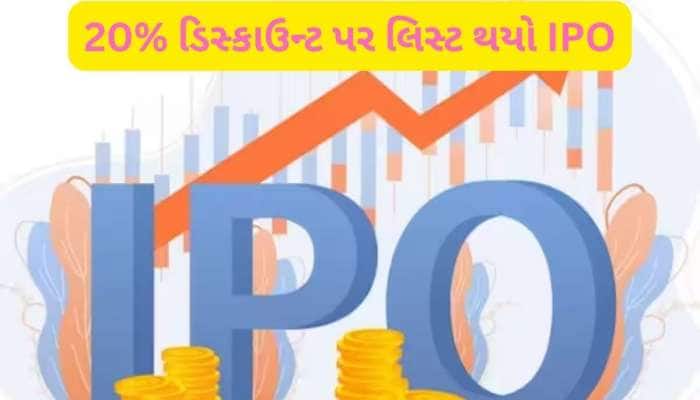 પ્રથમ દિવસે જ શેરની હાલત ખરાબ, IPO લિસ્ટ થવાની સાથે રોકાણકારોને ભારે નુકસાન