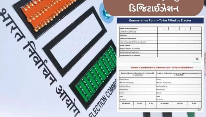 SIR ગણતરી ફોર્મના ડિજિટાઈઝેશનની કામગીરીમાં મોટા શહેરોને પછાડી ગુજરાતનો આ જિલ્લો...