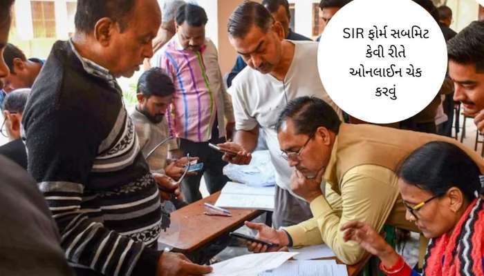 How to check SIR form submission online: ઘરે બેઠા SIR ફોર્મ સબમિટ થયું છે કે નહિ?