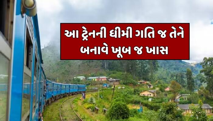આ છે ભારતની સૌથી ધીમી ટ્રેન, સાયકલની પણ પાછળ રહી જાય છે રેલગાડી; જાણો રૂટ