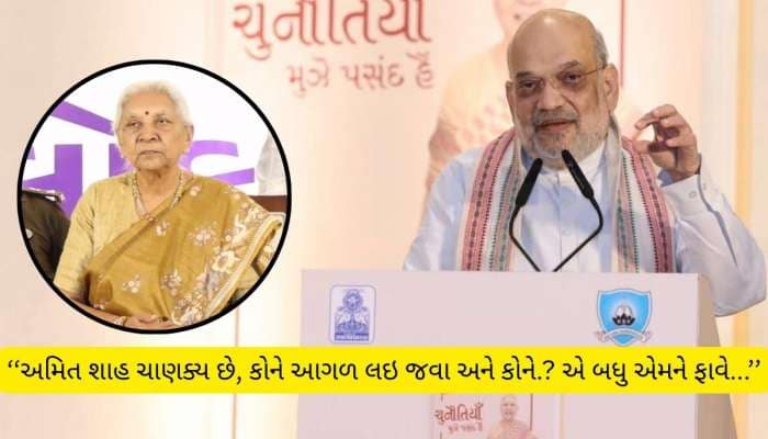 ભાજપના ચાણક્ય ‘અમિત શાહ’ની ચતુરાઈના આનંદીબેને કર્યા વખાણ, કહી દીધી મોટી વાત