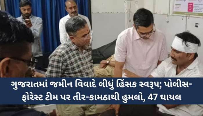 અંબાજીમાં પોલીસ-ફોરેસ્ટ ટીમ પર તીર-કામઠાથી જીવલેણ હુમલો, PIની હાલત ગંભીર; 47 જવાન...