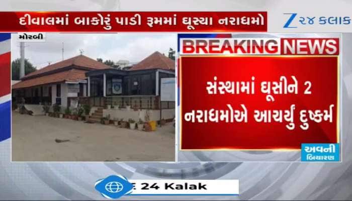 મોરબી: દીવાલમાં બાકોરું પાડી રૂમમાં ઘૂસ્યા, 2 અસ્થિર મગજની મહિલા સાથે દુષ્કર્મ