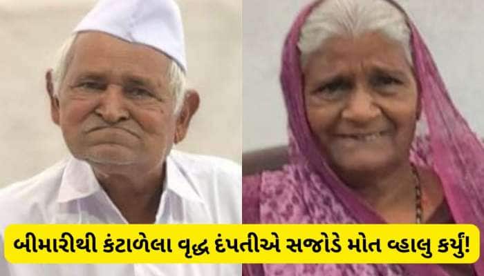 દિલ ચીરી દે તેવી ઘટના! વૃદ્ધ દંપતીનો સજોડે આપઘાત, મૂકબધિર પુત્ર-પુત્રવધૂ પર આભ તૂટ્ય