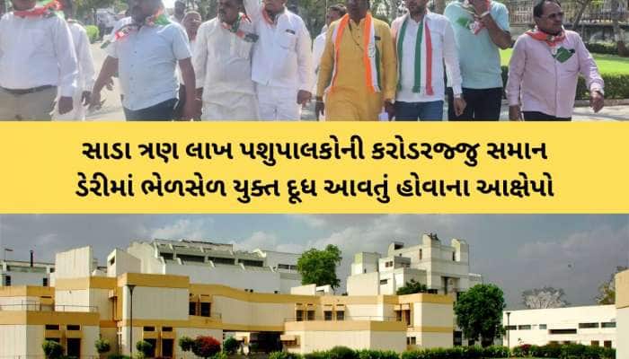 ઉત્તર ગુજરાતની મોટી ડેરી પર નકલી દૂધ વેચવાનો આક્ષેપ : મિલીભગતથી કૌભાંડ ચાલતું હોવાનો