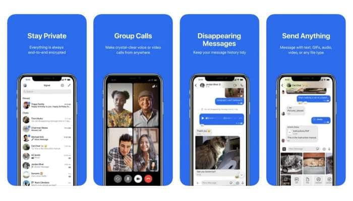 ભારતમાં એપ સ્ટોર પર ટોપ ફ્રી એપ બની Signal, WhatsAppને આપી માત